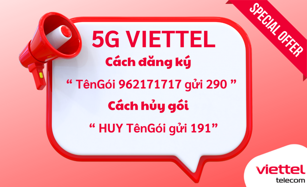 Hướng dẫn đăng ký gói 5g viettel
