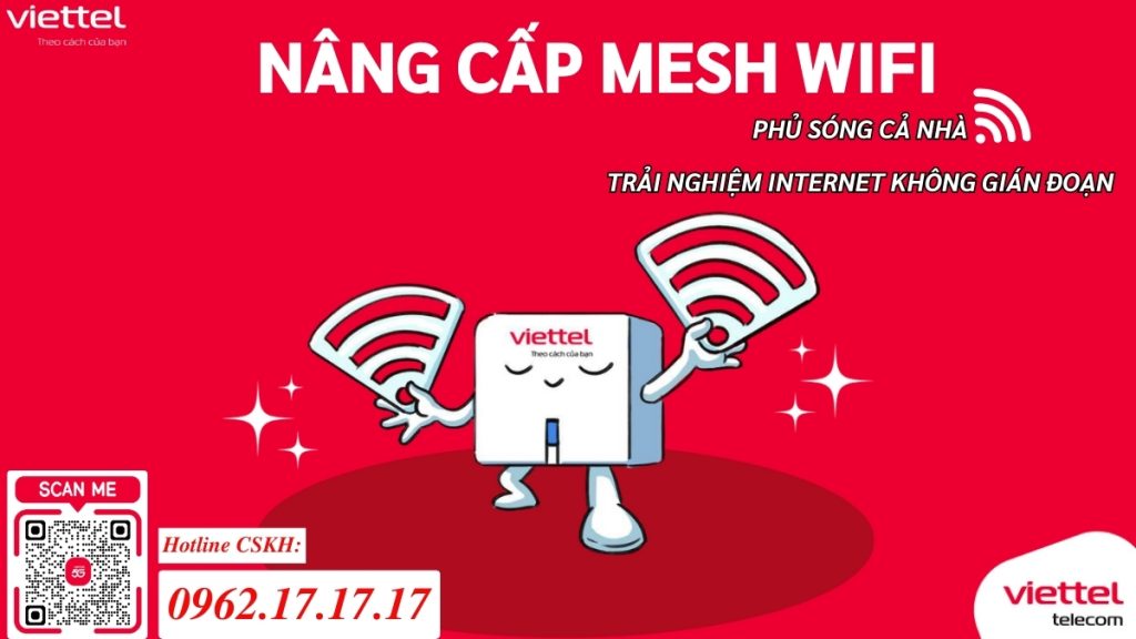 Nâng Cấp Mesh WiFi Viettel
