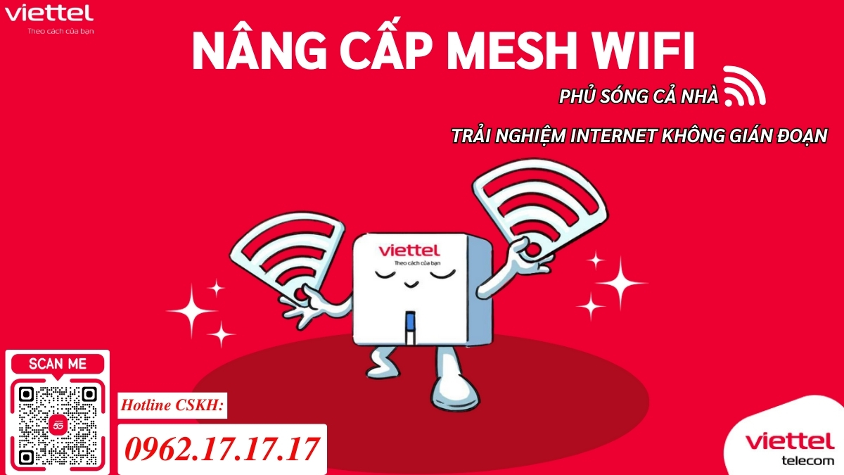 Nâng Cấp Mesh WiFi Viettel