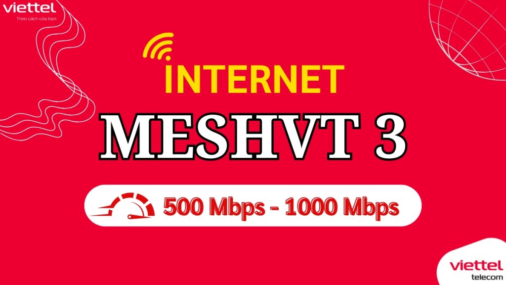 Gói Cước Internet Viettel MeshVT3