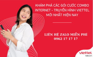Gói Cước combo Internet Viettel Gia Đình