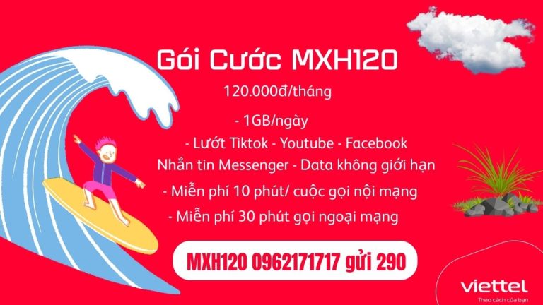 GÓI CƯỚC MXH120 VIETTEL