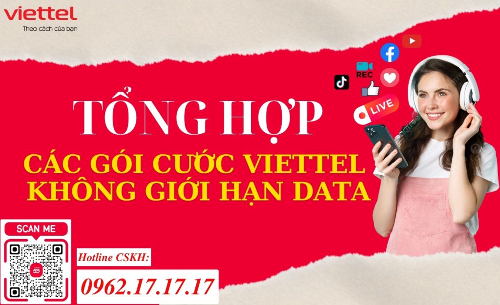 Gói Cước Viettel Miễn Phí Data Mạng Xã Hội