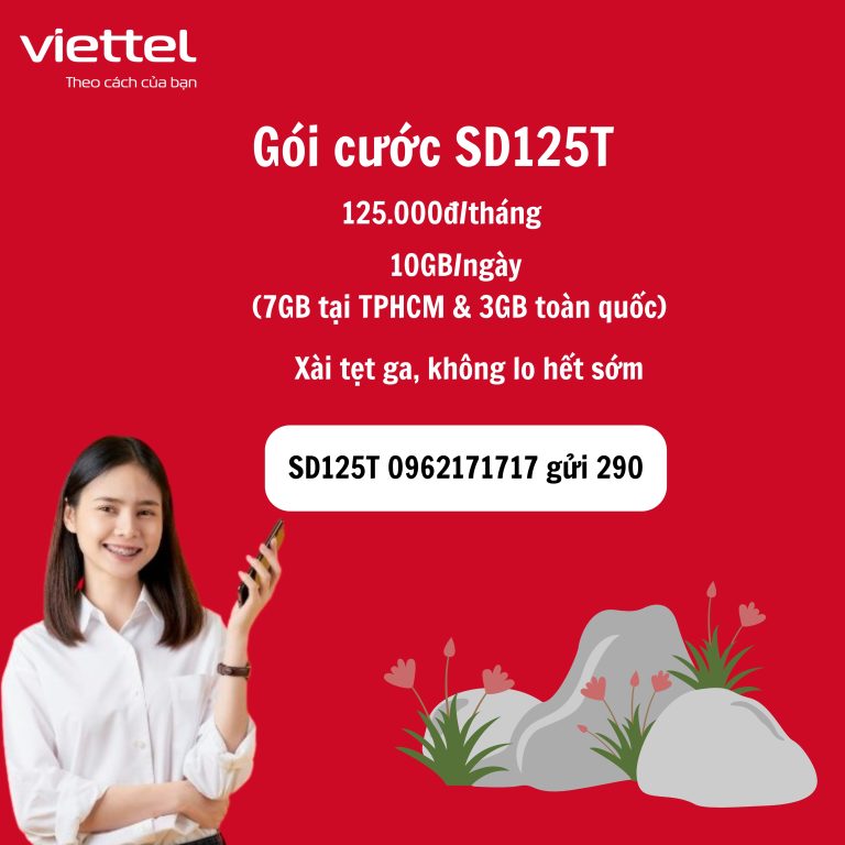 Gói cước SD125T Viettel