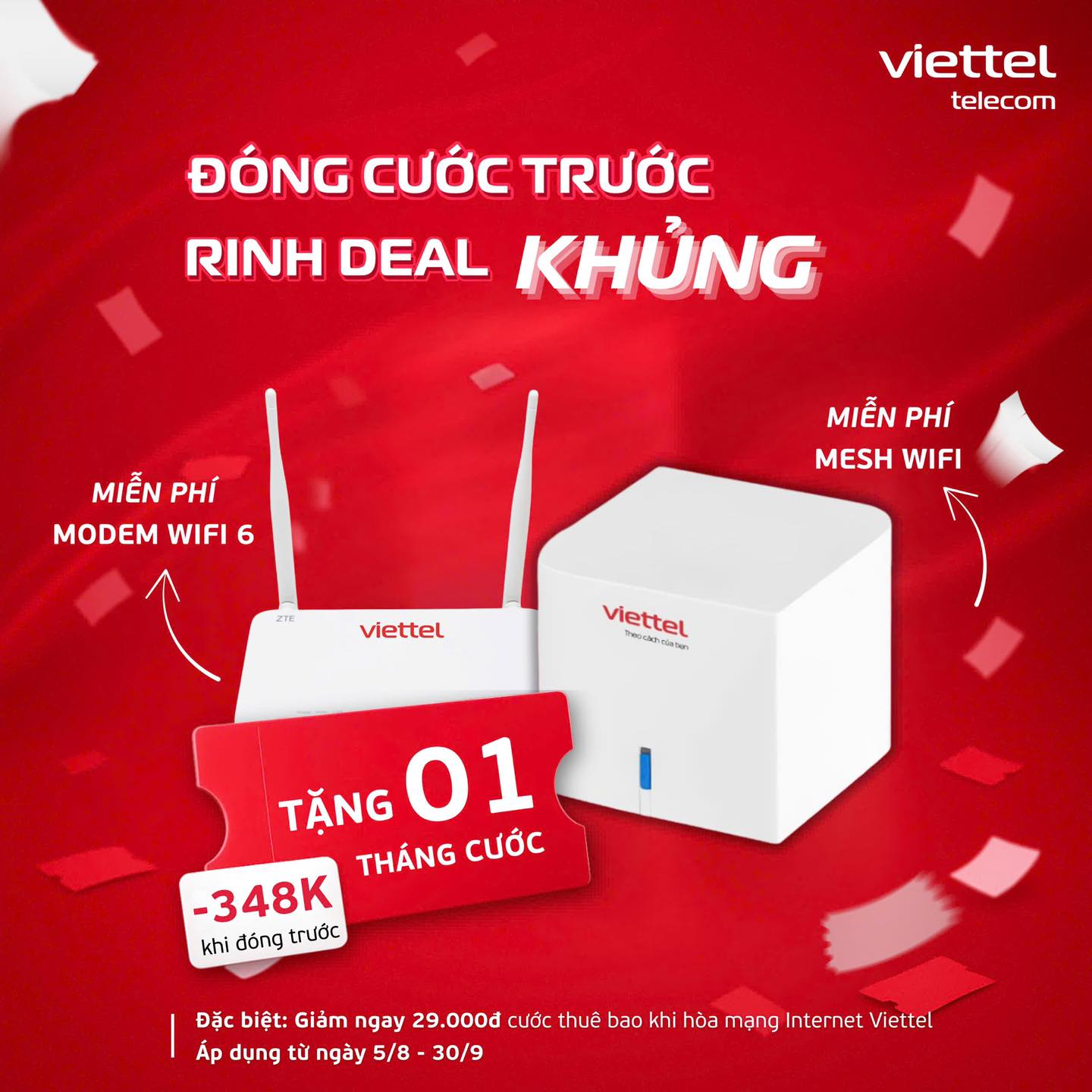 Đóng Cước Trước Viettel – Nhận Ưu Đãi Cực Khủng Tháng 9/2025