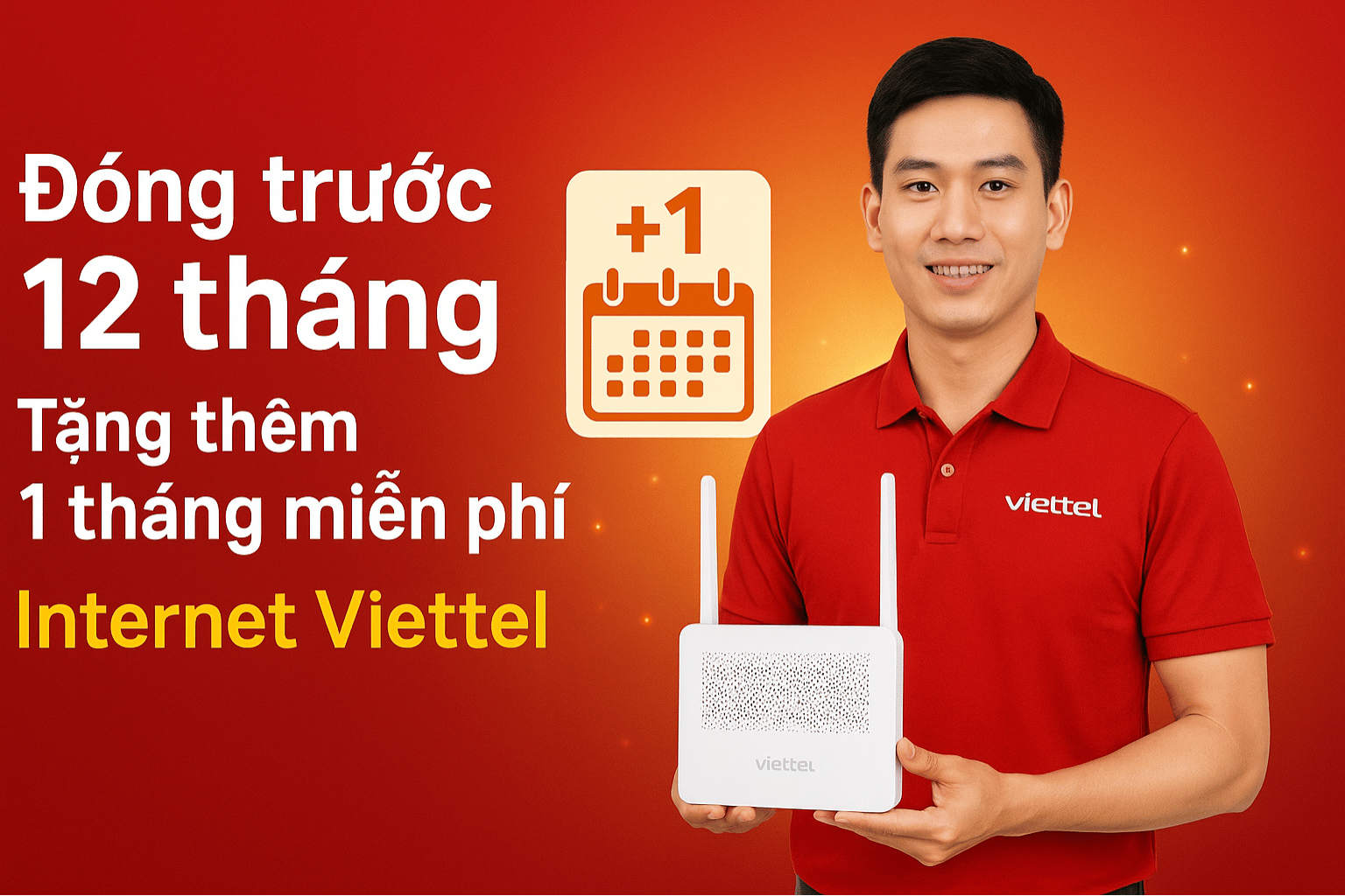 Hướng Dẫn Đóng Trước 12 Tháng Để Nhận Ưu Đãi 1 Tháng Miễn Phí Viettel
