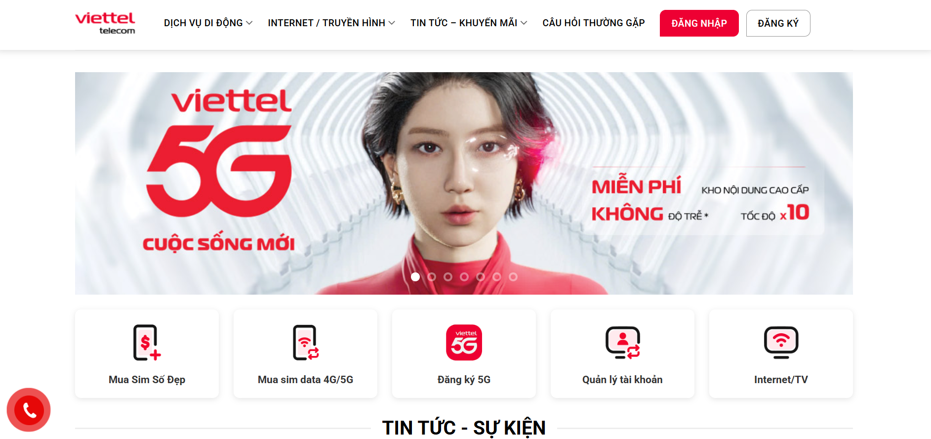 Truy cập website chính thức