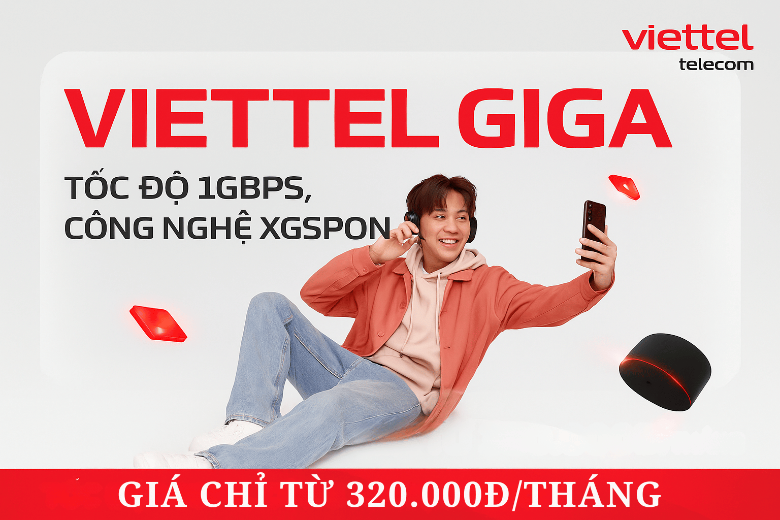 Gói GIGA Viettel – Internet Cáp Quang 1Gbps Chuẩn XGSPON 2025