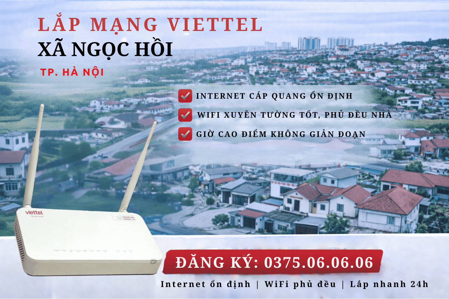 Lắp Mạng Viettel Xã Ngọc Hồi – Internet Ổn Định, Lắp Nhanh Trong Ngày