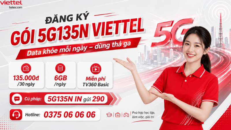 Gói Cước 5G135N Viettel Là Gì?