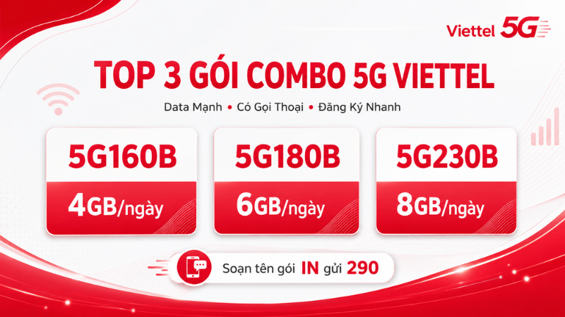 Top 3 Gói Combo 5G Viettel Đáng Đăng Ký Nhất