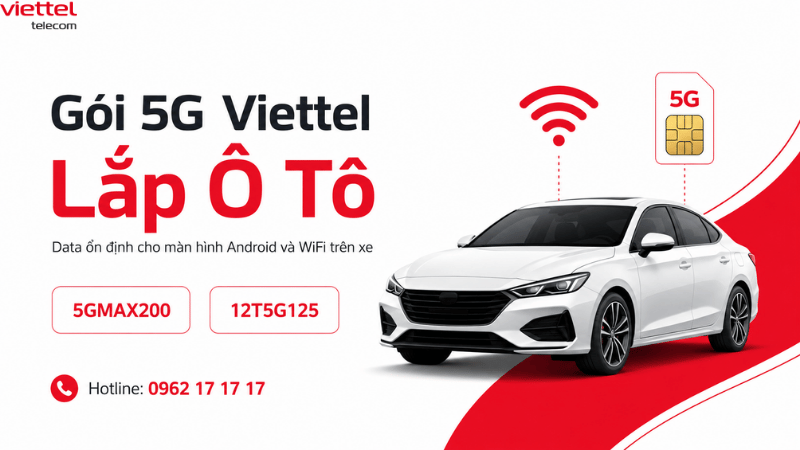 Gói Cước Viettel Lắp Cho Ô Tô